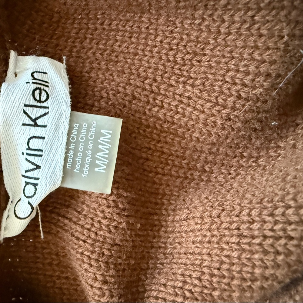 Calvin Klein Brown Chunky Knit Sweater